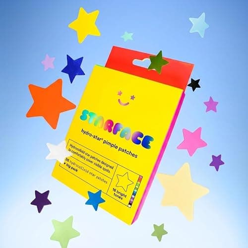 Starface Hydro-Star® Play Pimple Patch Refills, Hydrocolloid, Dermatologist Tested, Covers and Protects Visible Spots, Absorbs Pimple Gunk, Vegan and Cruelty-Free Skincare (36 Count) thumbnail 8