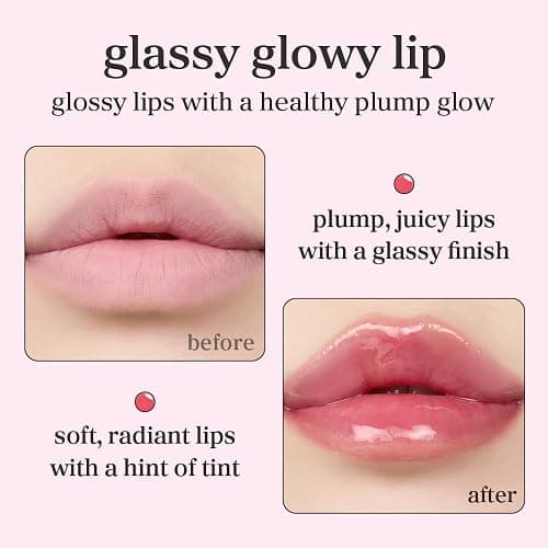 NOONI Korean Lip Oil - Appleplum | Long-Lasting, Moisturizing, Plumping, Revitalizing for Dry Lips, Waterproof, No Peel Off, Korean Tint, Hydrating, Nourishing Crystal Clear, 0.12 FL Oz thumbnail 2