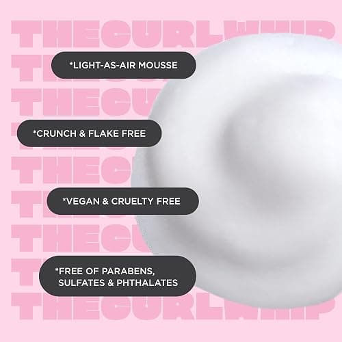Cake Beauty Whipped Curl Defining & Volumizing Mousse – Aloe Vera Vitamin E for Flexible Hold - Vegan No Heat Curls Wavy Curly Hair Sulfate Cruelty Free Products For Women thumbnail 5