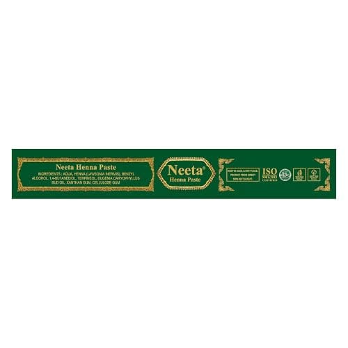 Neeta 12 Pack Ready to Use Henna Paste Hair Dye Cones Reddish Brown Color tubes color for women Perfect for Spot hair coloring, Long-lasting and Cruelty-Free thumbnail 5