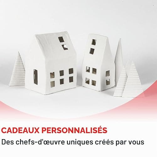 DAS pâte à modeler 1 kg couleur blanc | Prend en charge l'apprentissage en classe, l'artisanat et les activités créatives thumbnail 6