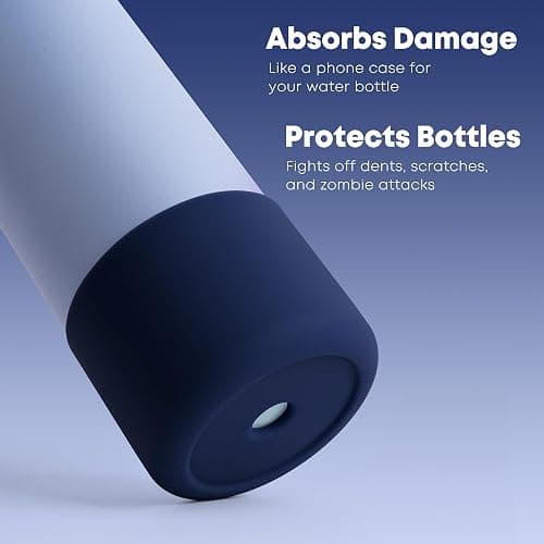BUTRRRK Protective Silicone Boot for Owala FreeSip, Twist & Flip 24oz 32oz 40oz | Extended Height Bottom Sleeve for Maximum Dent Protection - Anti-Slip & Noise Reducing Base Accessories thumbnail 4