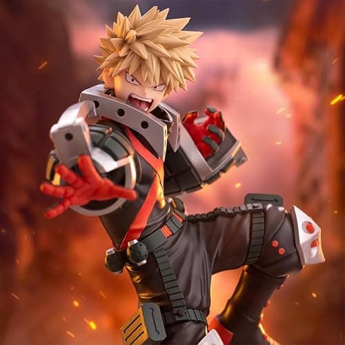 Xinchangda MHA Bakugou Katsuki Figure Anime Bakugou Katsuki Action Figure Statue PVC Anime MHA Figurine Model Collectibles Tabletop Decorations thumbnail 2