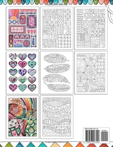 Mindfulness Patterns: Coloring Book with Creative Pattern Designs for Stress Relief and Relaxation thumbnail 2