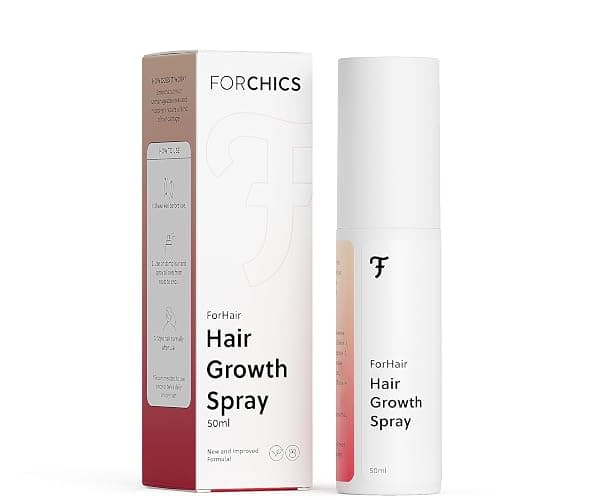 ForChics Hair Growth Serum for Women- Results in 4 Weeks- Hormone Free Hair Regrowth Treatment - For Thinning Hair Loss - Fast Absorbing Non-Greasy Scalp Spray 50ml - Image 1
