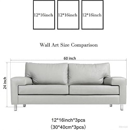 ZKFGPP 3 Piece Trendy Leopard Canvas Wall Art Funky Cheetah Art Prints Pink Bow Lucky 8 Ball Painting Aesthetic Pictures Wall Decor Artwork for Girly Bedroom Apartment Dorm 12x16in thumbnail 6
