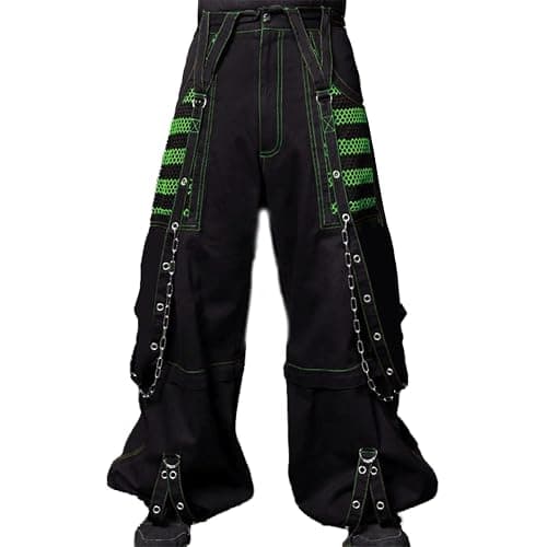 Women Emo Goth Baggy Pants Hip Hop Jeans Y2K Punk Scene High Waisted Wide Leg Denim Pants Streetwear - Image 1