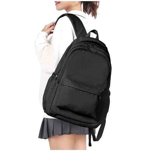 WEPLAN School Backpack for Women High School Bag for Teenagers Girls Boys Schoolbag College Backpack Laptop Casual Daypacks - Image 1