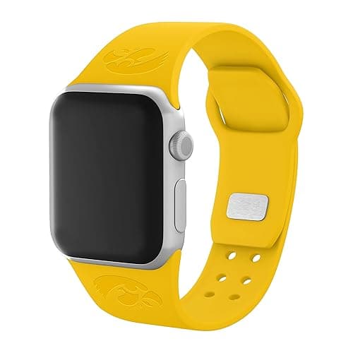 Affinity Bands Iowa Hawkeyes Engraved Silicone Sport Band Compatible with Apple Watch thumbnail 3