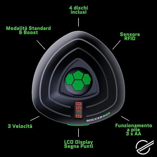 Smart Ball - SoccerBot, Pallone da Calcio Smart e Bot Interattivo, 3 velocità, Giochi in Casa, Pallone per Bambini e Ragazzi, Allenamento Calcio, Gioco per Bambini dai 6 Anni thumbnail 5