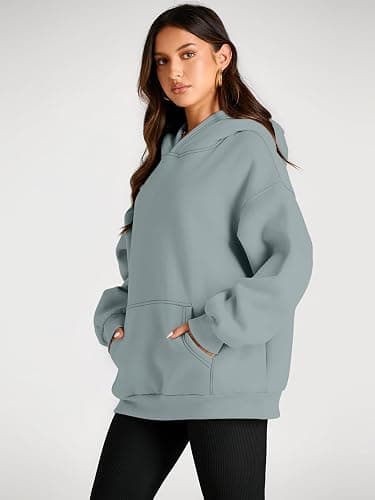 Trendy Queen Womens Oversized Hoodies Fleece Sweatshirts Fall Fashion Pullover Sweaters Winter Clothes thumbnail 3