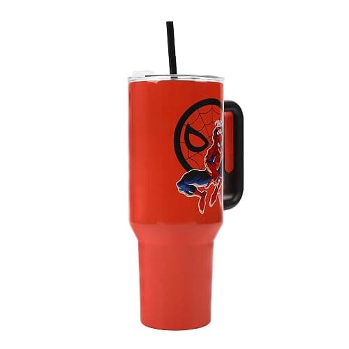 Bioworld Spider-Man 40 Oz Red Stainless Steel Tumbler thumbnail 3