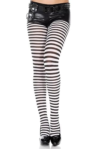 Music Legs Women's Opaque Striped Tights thumbnail 2