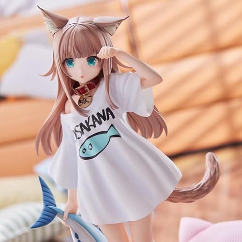 QAHEART Kinako Figures Kinako Original Painting Figure Cute Cat Girl Illustration Anime Action Figurine 21CM/8.3INCH thumbnail 6