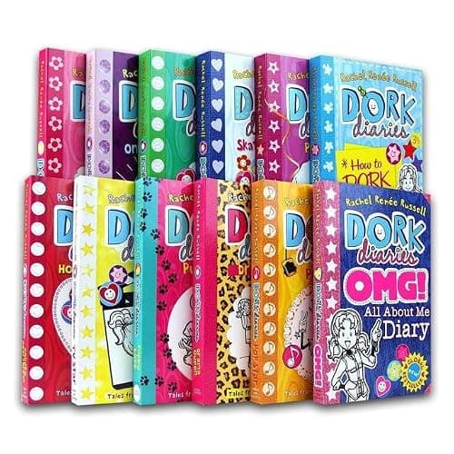 Dork Diaries 12-Book Box Set by Rachel Renée Russell – Complete Collection (Books 1–12) Kids Diary Fiction Series (Ages 9–14) thumbnail 3