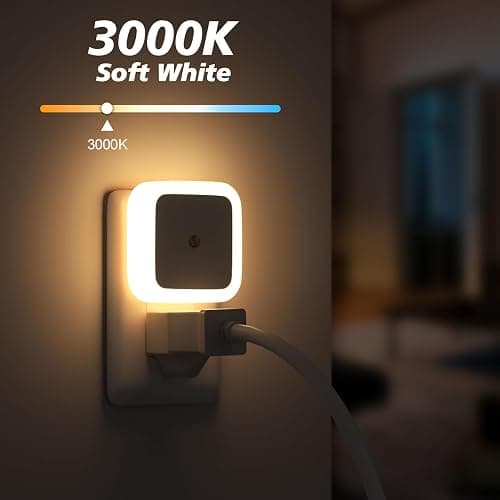 Sujeet Night Light, Night Lights Plug into Wall 8-Pack, Nightlight Plug in Night Light, Dusk to Dawn Night Lamp Led (Warm White) thumbnail 2