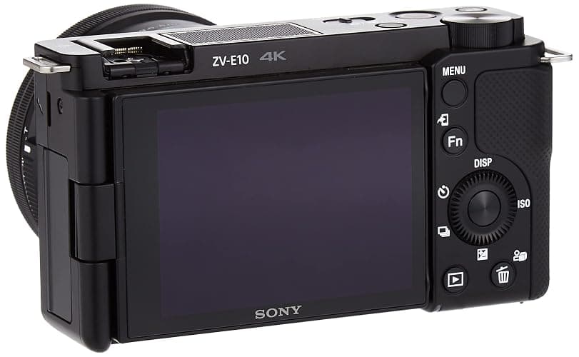 Sony ZV-E10 Mirrorless Vlog Camera (APS‑C Sensor, 4K Video, Flip Screen, Real-Time Eye AF, Ideal for Content Creators) thumbnail 3
