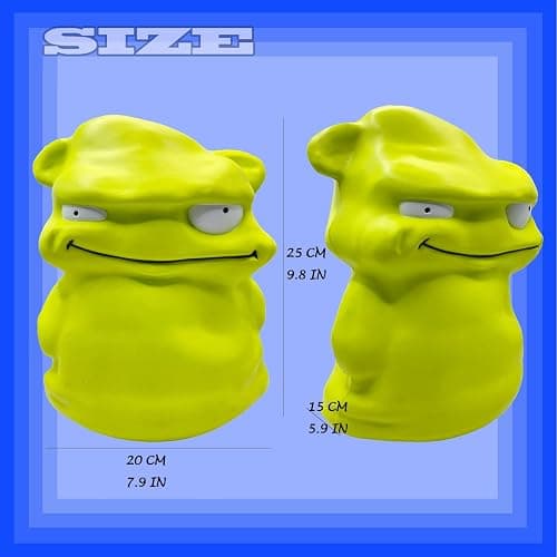 funnysquee 9.8 Inches Gaint Green Monster Slow Rising Squishies,Jumbo Squishys Birthday Gift for Kids, Stress Relief Kawaii Squishie Toys thumbnail 3