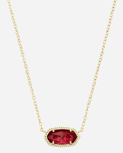 Kendra Scott Elisa Pendant Necklace for Women, Fashion Jewelry, 14k Gold-Plated thumbnail 3