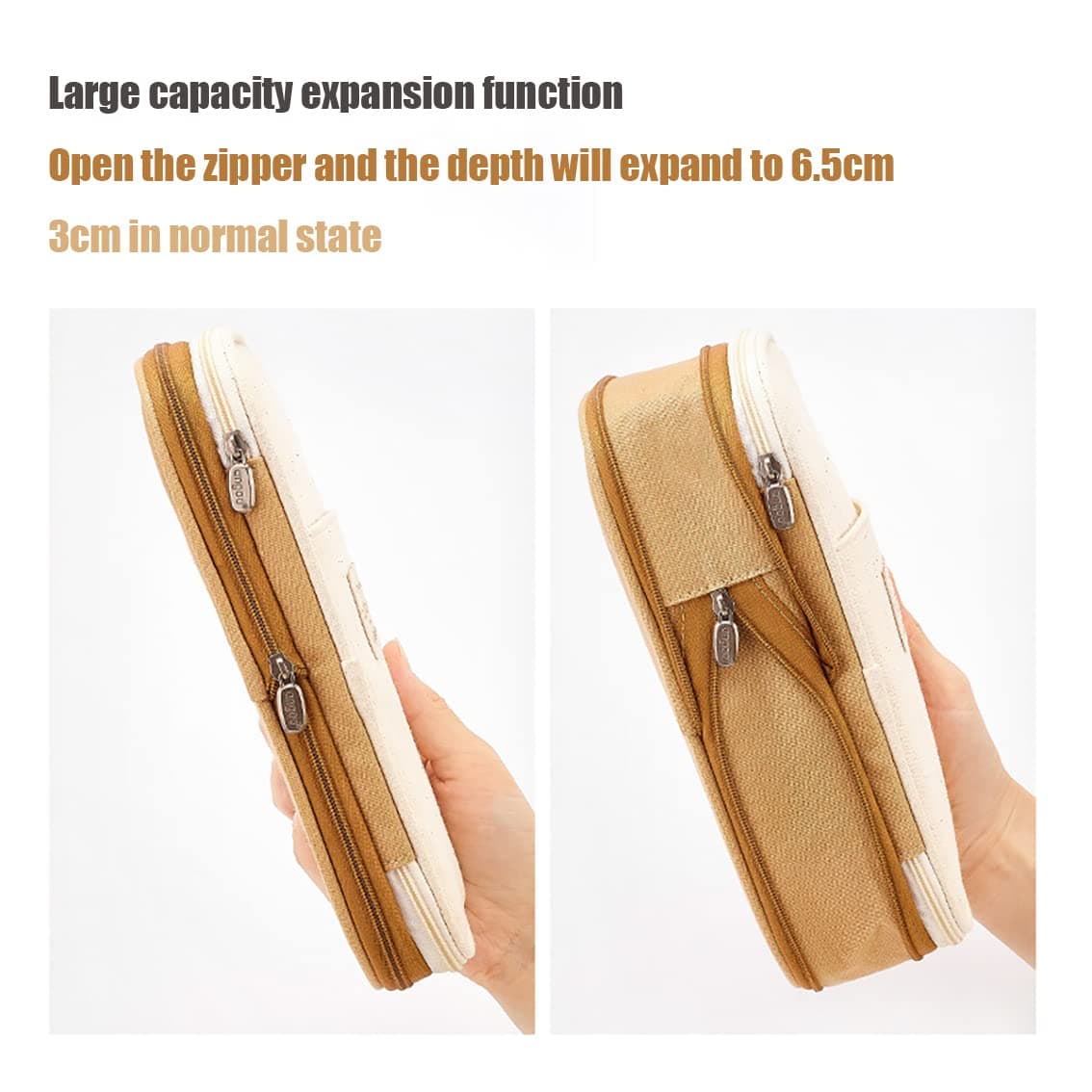 Big Capacity Pencil Pen Case Office thumbnail 4