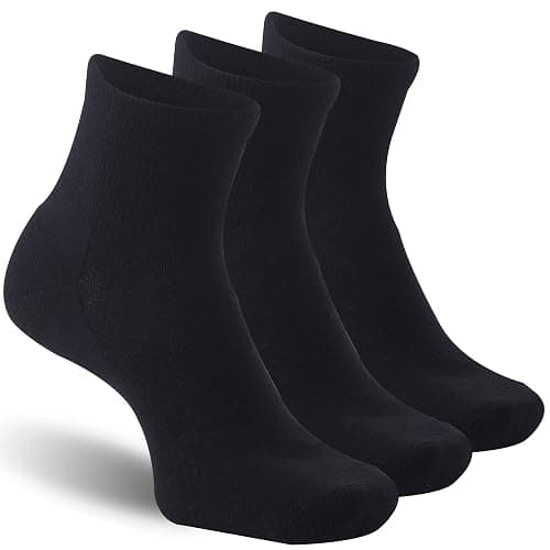RZTT 3 Pairs 90% Merino Wool Socks for Men Women, Soft Thin Breathable Ankle Socks for Athletic Running Hiking Cycling - Image 1