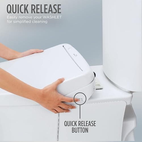 TOTO® WASHLET®+ S7A Electronic Bidet Toilet Seat with EWATER+® Bowl and Wand Cleaning, Auto Open and Close Contemporary Lid, Elongated, Cotton White - SW4736AT40#01 thumbnail 13