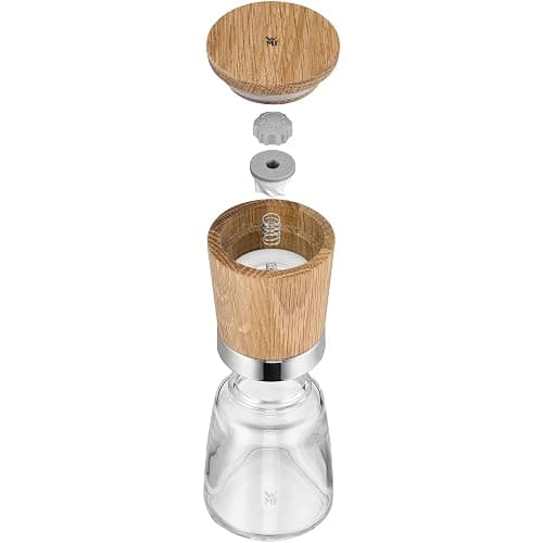 WMF Ceramill Natura - Juego 2 molinillos, Madera 13,8 cm Ø 6 cm, Molinillo de sal y pimienta, Molinillo de cerámica para Especias thumbnail 10
