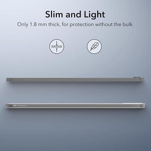 ESR for iPad Air 11 Inch Case M3/M2 (2025/2024), iPad Air 5th/4th Gen(2022/2020), Slim&Light, Yellowing Resistant, Transparent Back Cover, Supports Pencil Pro&Pencil (USB-C), Zero Series, Clear thumbnail 3