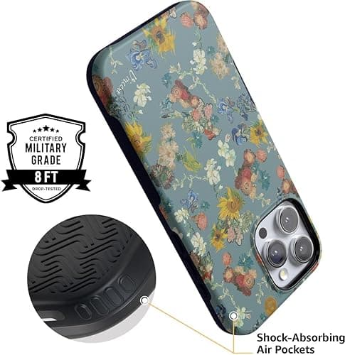 Casely iPhone 16 Pro Max Case | Vincent's Flowers | Van Gogh Museum | Bold Protective Case Design | Compatible with MagSafe thumbnail 5