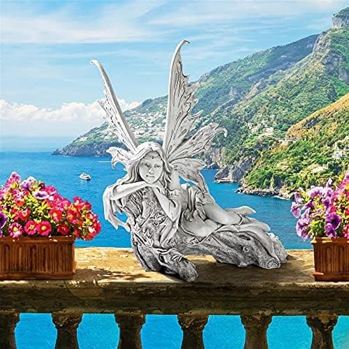 Design Toscano Pause to Ponder Fairy Garden Statue thumbnail 2