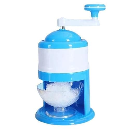 Ice Crushers, Shaved Ice Machine Manual Ice Shaver DIY Crushed Ice Maker Portable Snow Cone Machine with Hand Crank for Party Making Snowcones Ice Cream and Slushy thumbnail 4