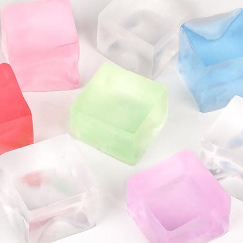 JOFONY 24PCS Mini Ice Cube Toys,Squeeze Cubes Ball- Ice Fidget Squeeze Toys for Kids and Adults with ADHD and Autism for Anxiety Relief & Hand Therapy thumbnail 6
