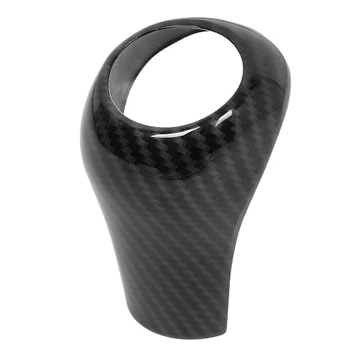 X AUTOHAUX Car Gear Shift Knob Panel Cover Carbon Fiber Pattern Sticker for Mercedes-Benz A/C-Class 2004-2011 - Image 1