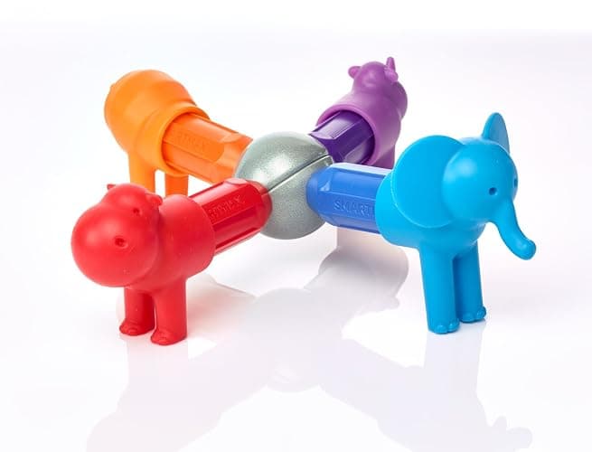 SmartMax My First Safari Animals STEM Magnetic Discovery Building Set with Soft Animals for Ages 1-5 thumbnail 4