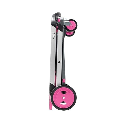 CLAX® The Original | Made in Germany | Multi use Functional Collapsible Carts | Mobile Folding Trolley | Shopping Cart with Storage Crate (Pink) thumbnail 3