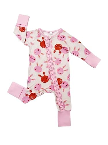Bow Dream Infant Boys Girls Clothes Newborn Bamboo Rayon Baby girl Romper baby boy Bodysuit Jumpsuit thumbnail 4