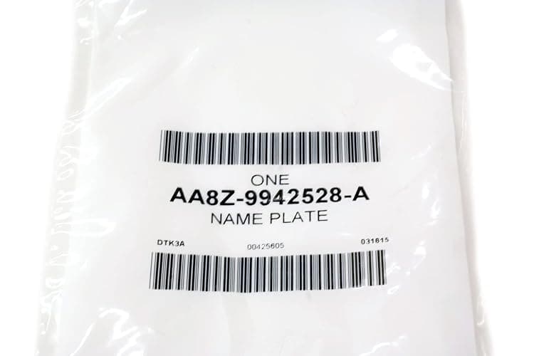 Genuine Ford AA8Z-9942528-A Nameplate, DARK BLUE, 9 x 3.5 INCHES thumbnail 6