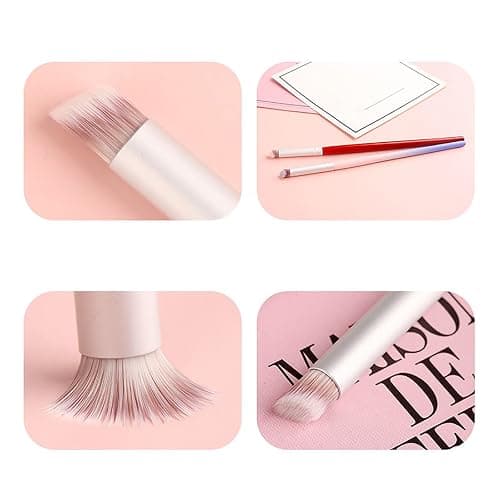 HYWWPFLAY 6pieces Ombre Nail Brush Wood Nail Pen Ombre Brush for Gel Nails Nail Gradient Brush Nail Design Brushes Nail Painting Kit Nail Art Tools Acrylic Nail Accessories thumbnail 3