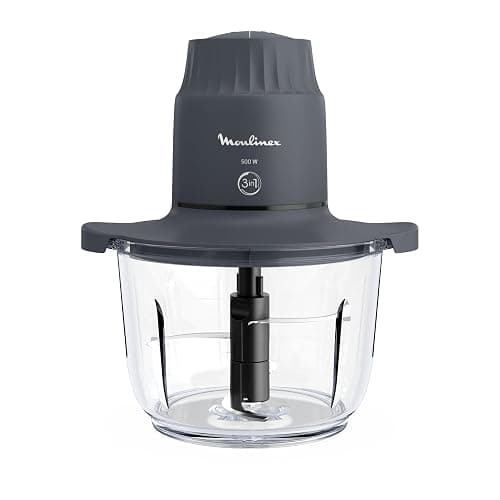 Moulinex Choppeo, Hachoir avec bol en verre, Capacité utile de 1L, Verre borosilicate, 2vitesses, Java Pepper DJ602110 thumbnail 3
