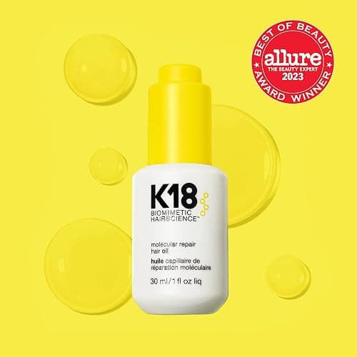 K18 Molecular Repair Hair Oil, Weightless Oil for Stronger, Healthier Hair, Suitable For All Hair Types, 1 Fl Oz thumbnail 2