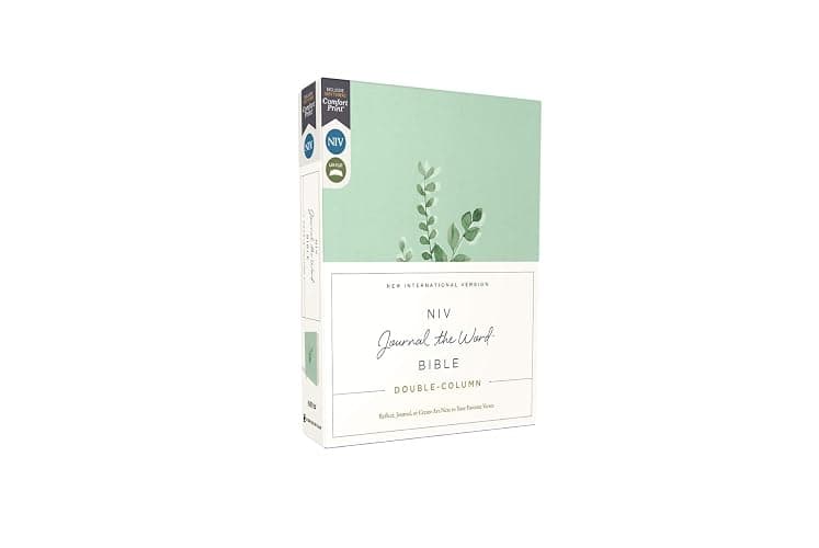 NIV, Journal the Word Bible (Perfect for Note-Taking), Double-Column, Cloth over Board, Teal, Red Letter, Comfort Print: Reflect, Take Notes, or Create Art Next to Your Favorite Verses thumbnail 10