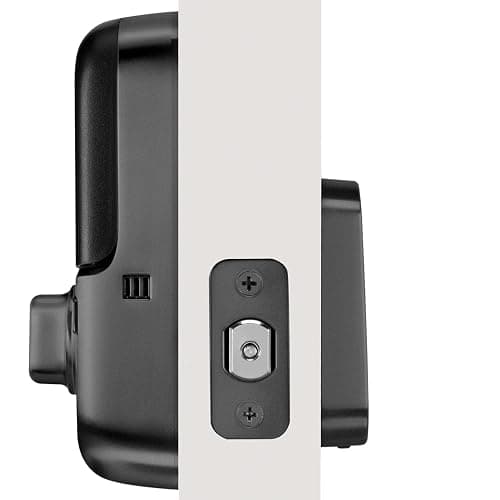 Yale Assure Deadbolt Lock, Black Suede Keyless Non-Connected Entry Door Lock with Digital Keypad Touchscreen for Code Entry, ‎YRD256-NR-BSP - Black Suede - No Wi-Fi - No Key thumbnail 2