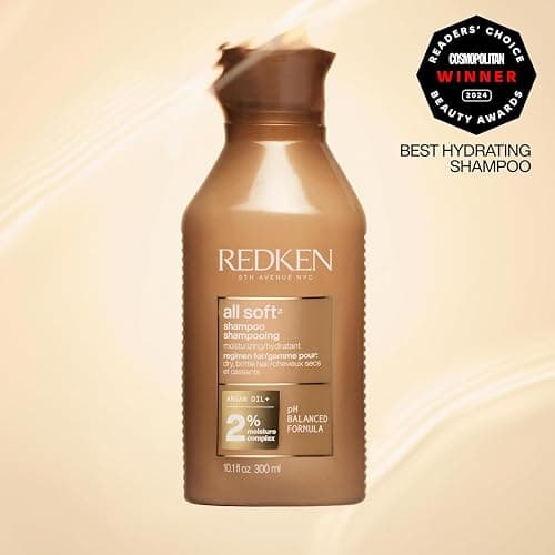 Redken All Soft Shampoo and Conditioner Set, For Dry/Brittle Hair, Hair Detangler, Provides Intense Softness and Shine, Enriched With Argan Oil thumbnail 8