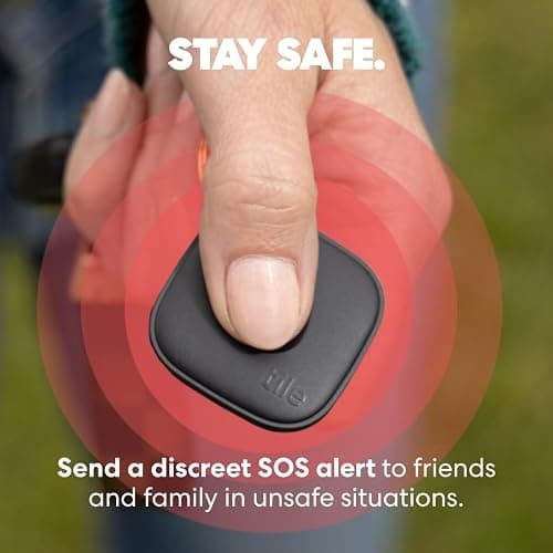 Tile by Life360 Starter Pack - Bluetooth Trackers and Item Finders for Keys, Wallets & More. Both iOS and Android Compatible. Phone Finder. 2-Pack (Black Mate/Slim) thumbnail 6