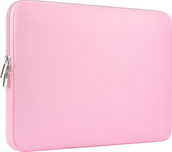 CCPK Laptop Sleeve Case for MacBook Pro 14 inch Mac Air 13 inch M4 M3 M2 M1 Compatible with Hp Lenovo Dell ASUS Computer Laptop Sleeve Bag Protective Carrying Case Cover 13-14 inch Accessories, Pink - Image 1