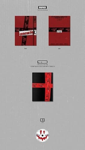 Stray Kids Christmas Evel Holiday Special Single ALBUM Normal Version ALBUM + Glitter Photocard + Sticker + Photocard Set thumbnail 3