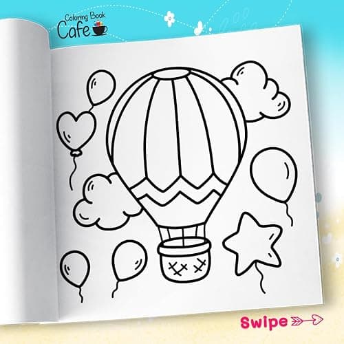 Cozy Summer: Bold & Easy Coloring Book for Adults and Teens Featuring Fun Summer Designs for Stress Relief and Relaxation (Bold and Easy Coloring Books) thumbnail 4