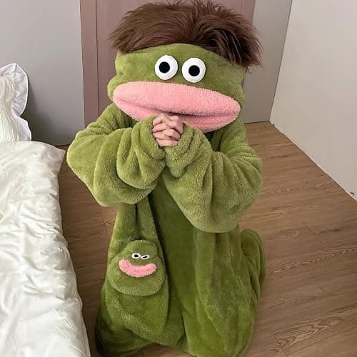 Big Mouth Monster Onesie Silly Monster Onesie Plush Onesie Cozy Loungewear thumbnail 4