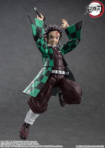 TAMASHII NATIONS - Demon Slayer: Kimetsu no Yaiba - Tanjiro Kamado S.H.Figuarts Action Figure | Demon Slayer Kimetsu No Yaiba 6 Inch Action Figure S.H. Figuarts - Tanjiro Kamado thumbnail 8