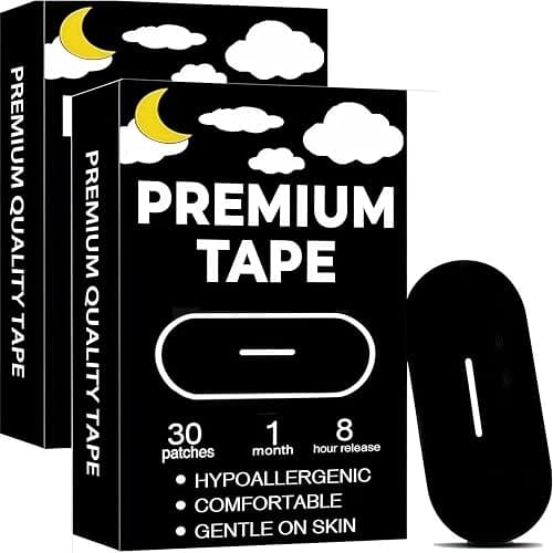 YellowRiver Quality Tape-(60 Packs) for Clothes and Fashion – Sticky & Easy to Tear Black Fabric Tape, Low Sensitivity Skin, for Various Different Types of Lingerie - Image 1